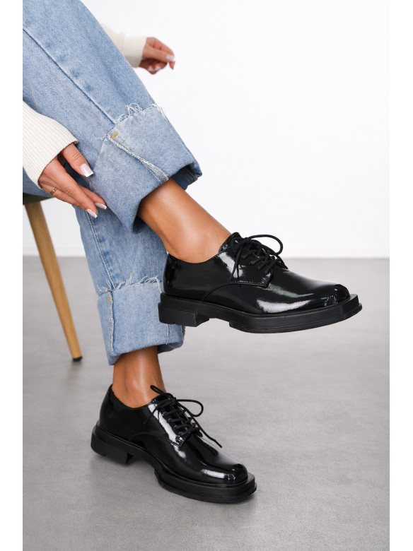 Лоферы женские черного цвета TD212-51 212980C