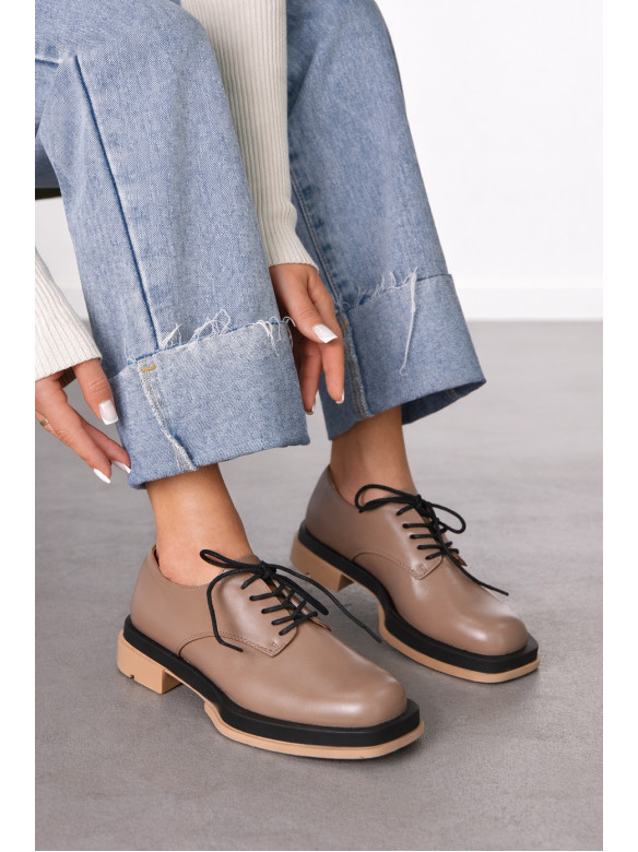 Лоферы женские цвета мокко TD212-3 212981C