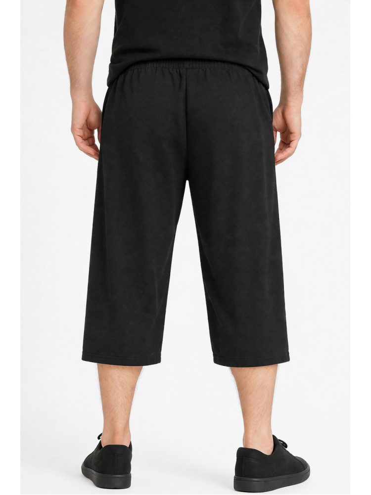 Бриджи мужские полубатальные черного цвета Y-6709 212983C