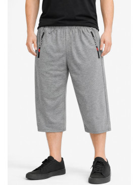 Бриджи мужские полубатальные серого цвета Y-6709 212987C