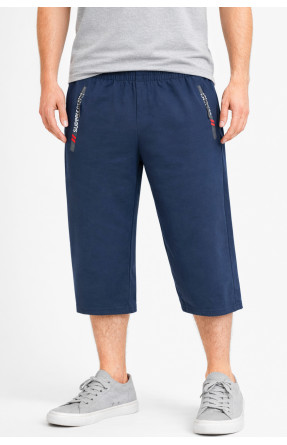 Бриджи мужские полубатальные тёмно-синего цвета Y-6709 212988C