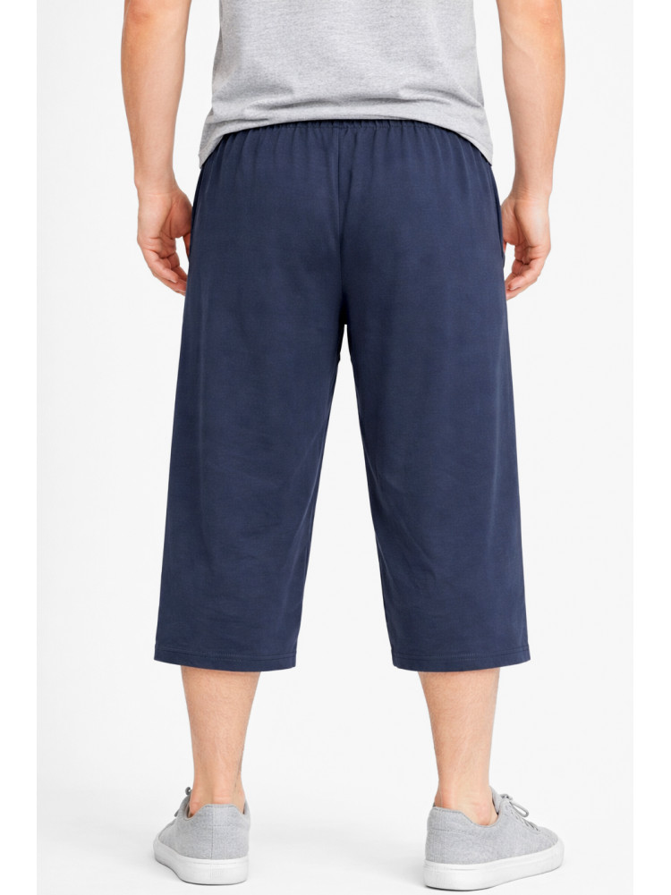 Бриджи мужские полубатальные тёмно-синего цвета Y-6709 212988C