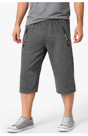 Бриджи мужские полубатальные тёмно-серого цвета Y-6709 212989C