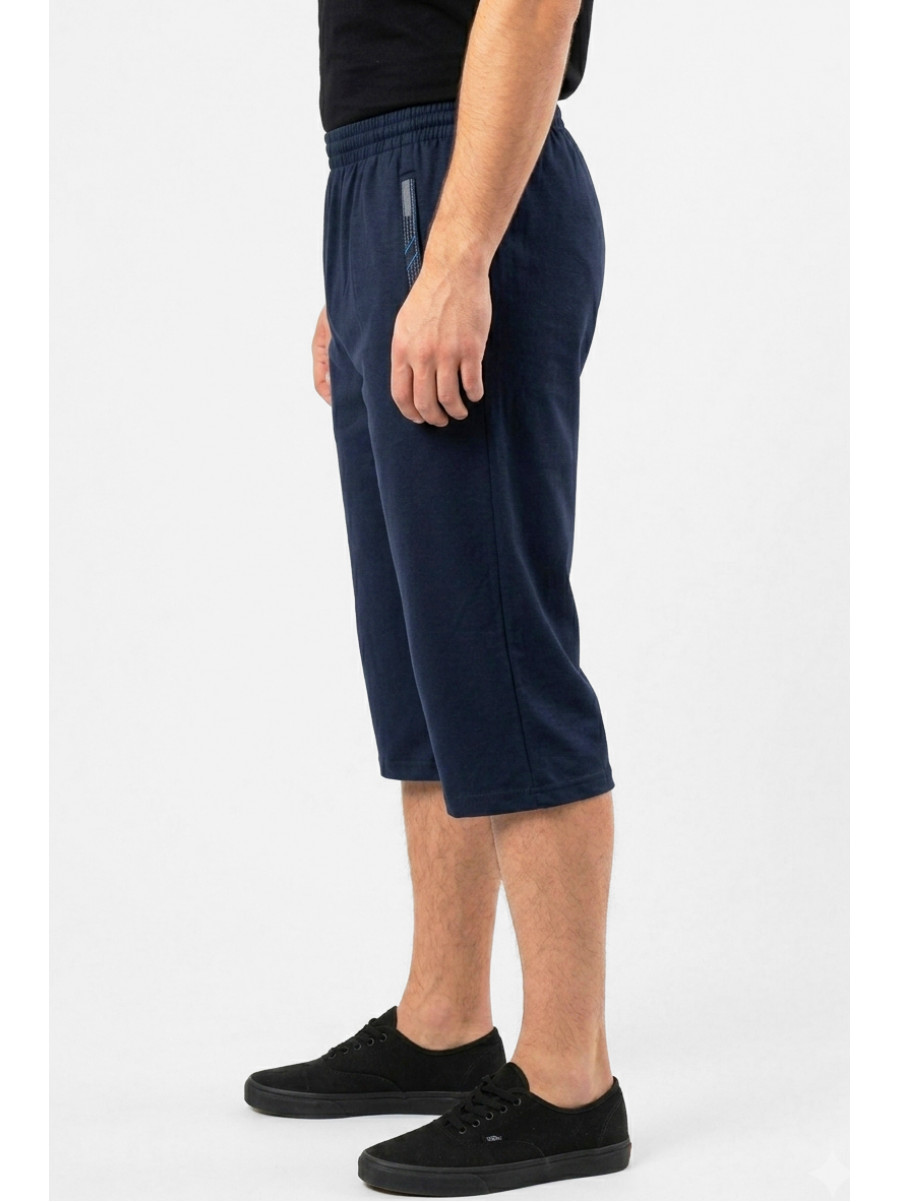 Бриджи мужские полубатальные тёмно-синего цвета Y-6689 212990C