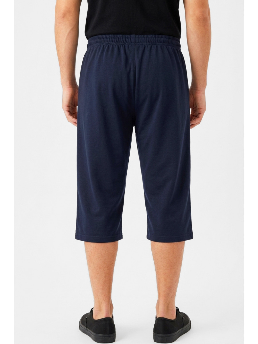 Бриджи мужские полубатальные тёмно-синего цвета Y-6689 212990C