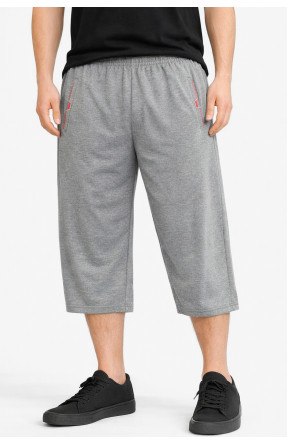 Бриджи мужские полубатальные тёмно-серого цвета Y-6689 212991C