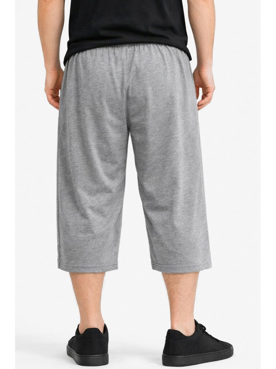 Бриджи мужские полубатальные тёмно-серого цвета Y-6689 212991C