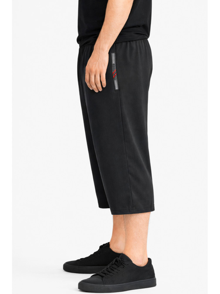 Бриджи мужские полубатальные черного цвета Y-6689 212992C