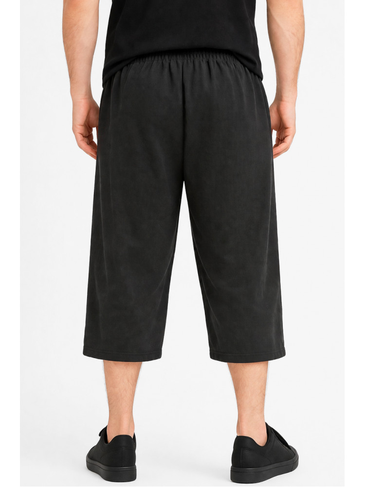 Бриджи мужские полубатальные черного цвета Y-6689 212992C