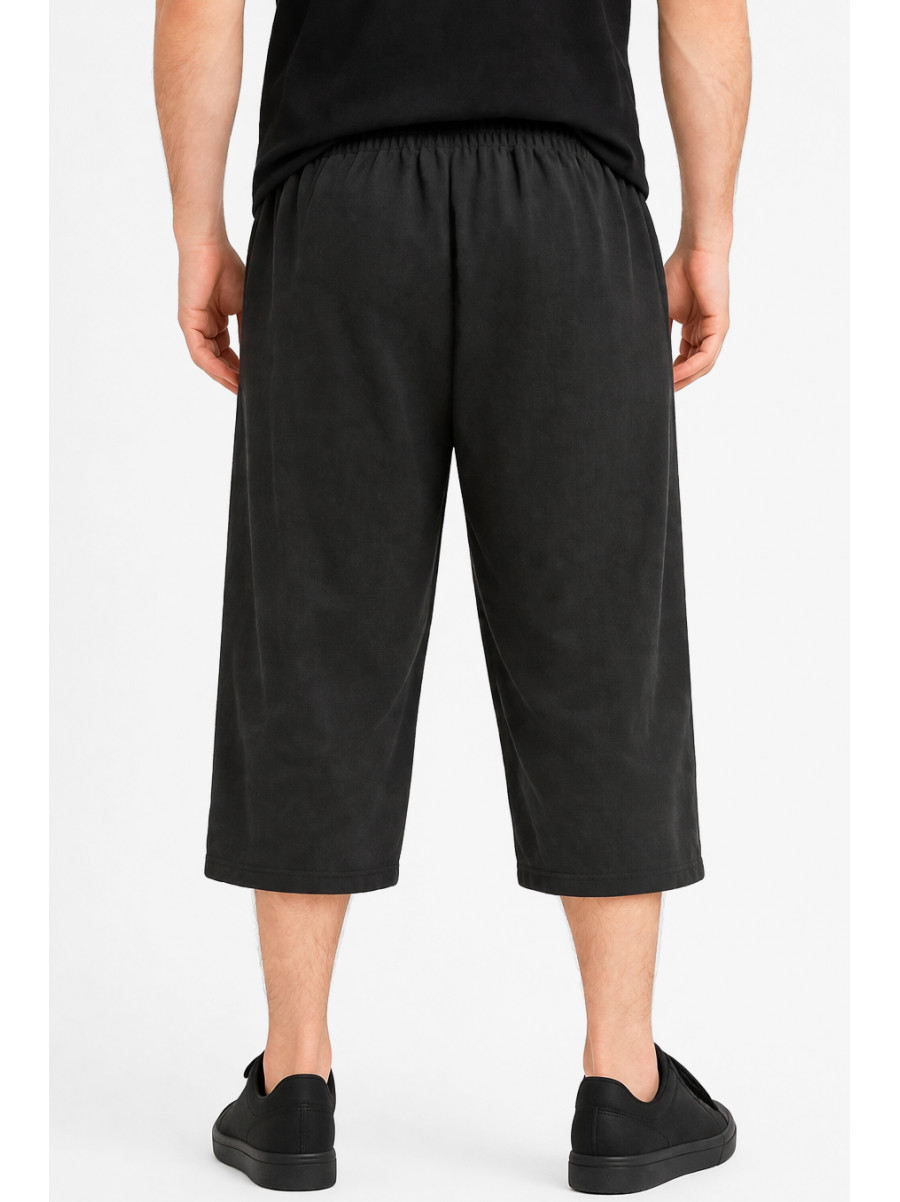 Бриджи мужские полубатальные черного цвета Y-6689 212992C