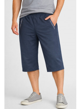 Бриджи мужские полубатальные тёмно-синего цвета Y-6742-LBK 212996C