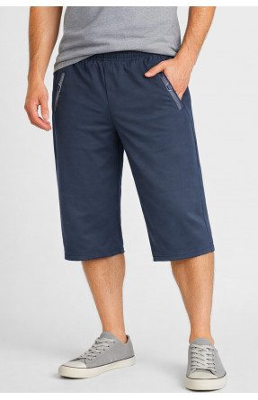 Бриджи мужские полубатальные тёмно-синего цвета Y-6742-LBK 212996C