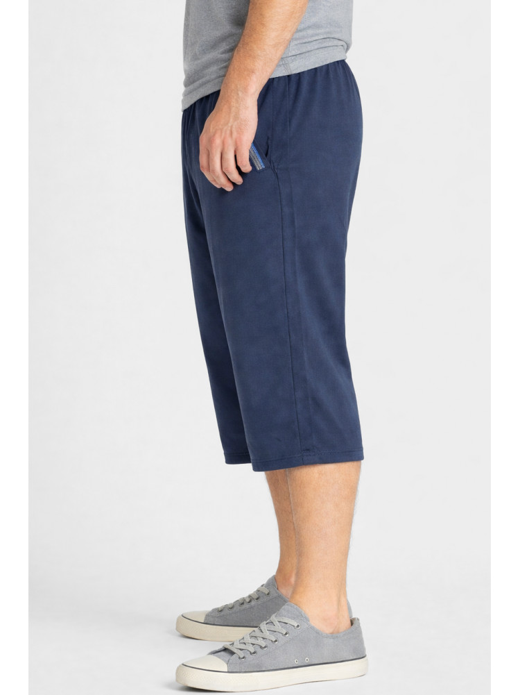 Бриджи мужские полубатальные тёмно-синего цвета Y-6742-LBK 212996C