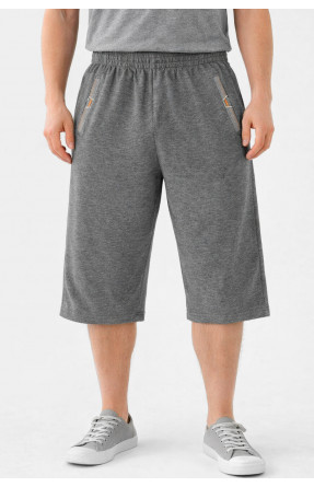 Бриджи мужские полубатальные тёмно-серого цвета Y-6742-LBK 212997C