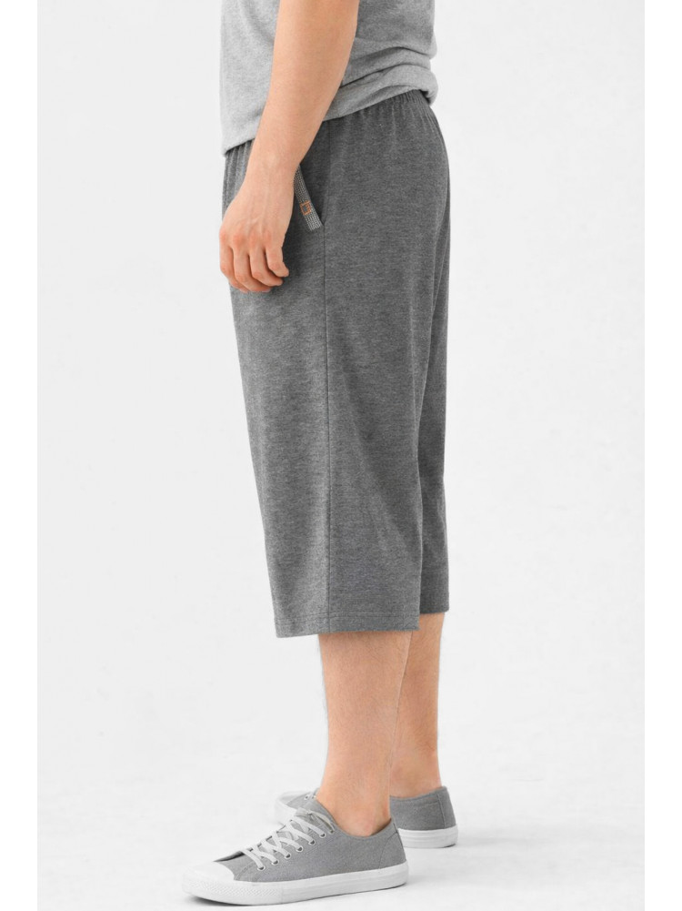 Бриджи мужские полубатальные тёмно-серого цвета Y-6742-LBK 212997C