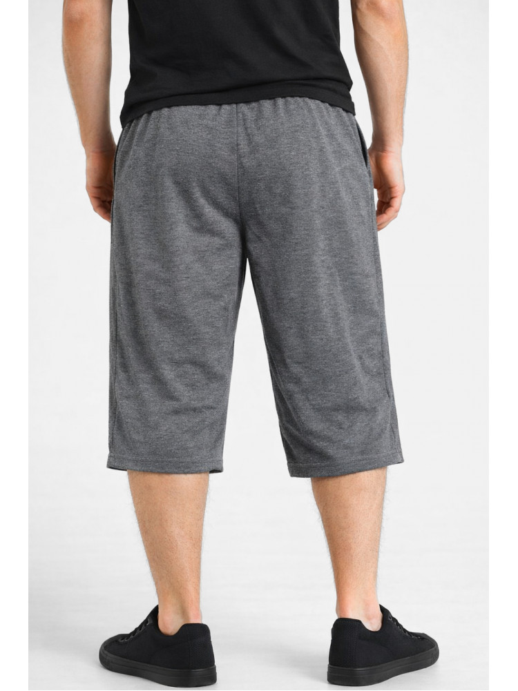 Бриджи мужские полубатальные тёмно-серого цвета Y-6742-LBK 212998C