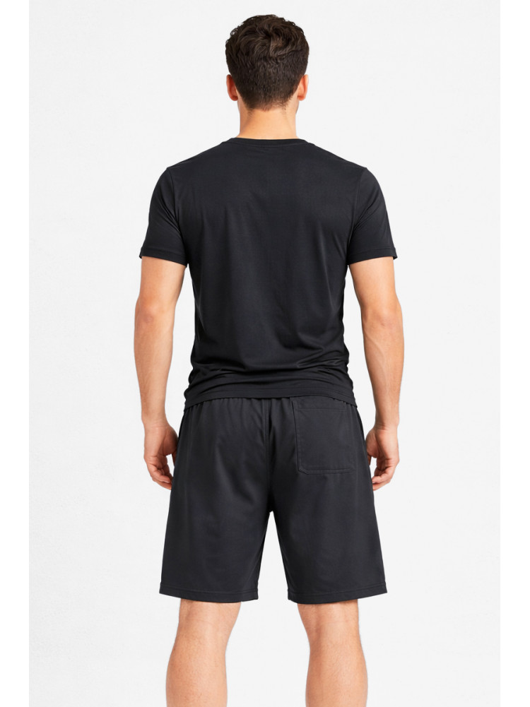 Шорты мужские черного цвета с принтом А2087-1 212999C