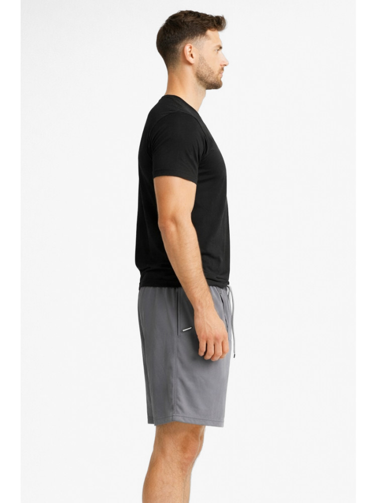 Шорты мужские тёмно-серого цвета с принтом А2087-1 213002C