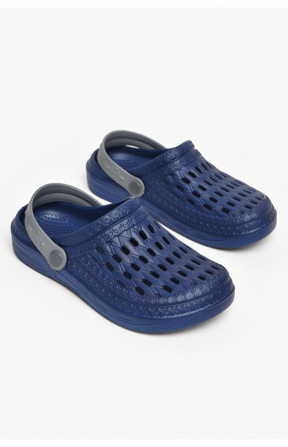 Кроксы женские темно-синего цвета ДС-62 213003C