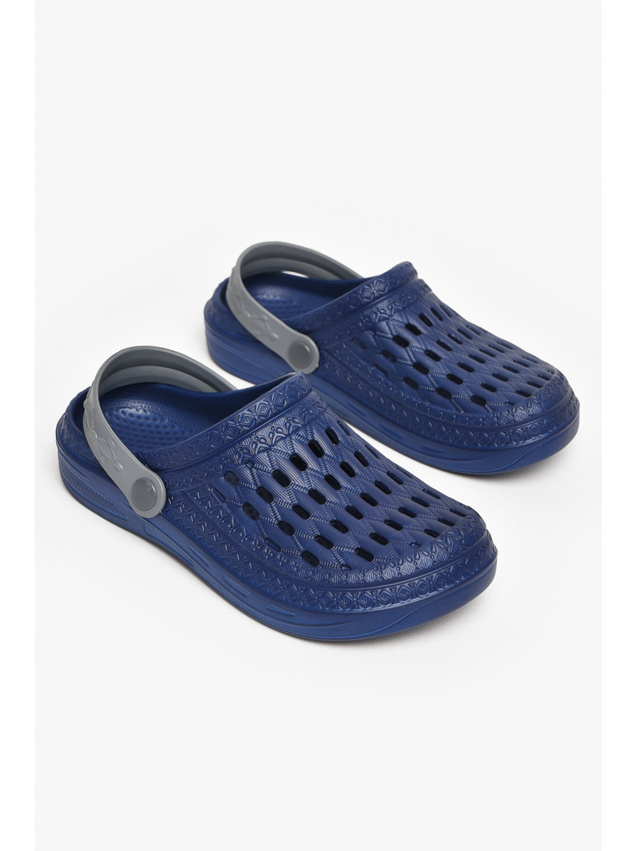 Кроксы женские темно-синего цвета ДС-62 213003C