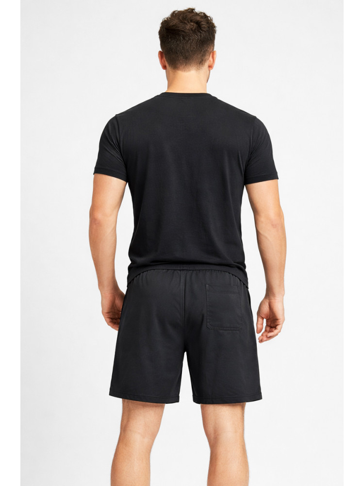 Шорты мужские однотонные черного цвета А2087-3 213004C