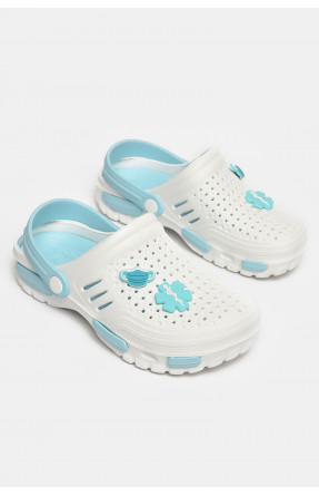 Крокси жіночі білого кольору СД-48 213005C