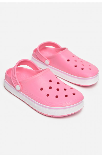 Кроксы женские розового цвета 4001 213006C