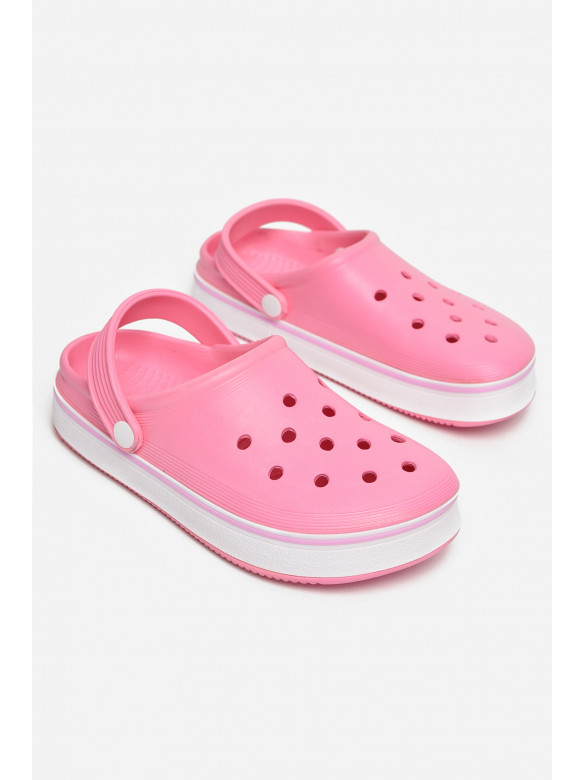 Кроксы женские розового цвета 4001 213006C