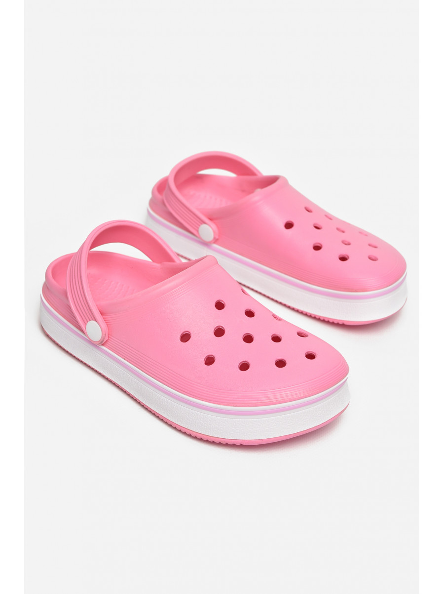 Кроксы женские розового цвета 4001 213006C