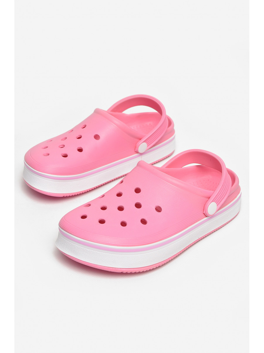 Кроксы женские розового цвета 4001 213006C