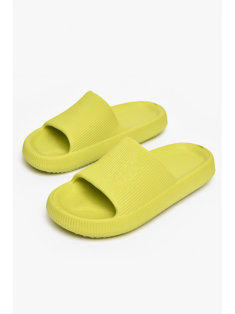 Шлепанцы пена женские салатового цвета с-88 213008C