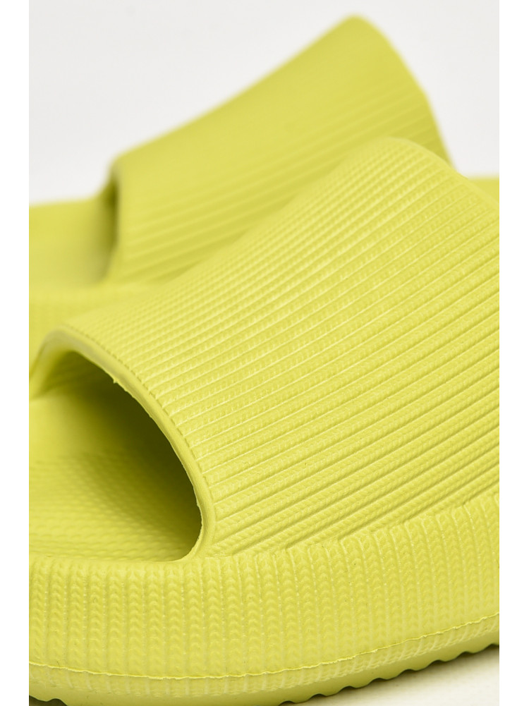 Шлепанцы пена женские салатового цвета с-88 213008C