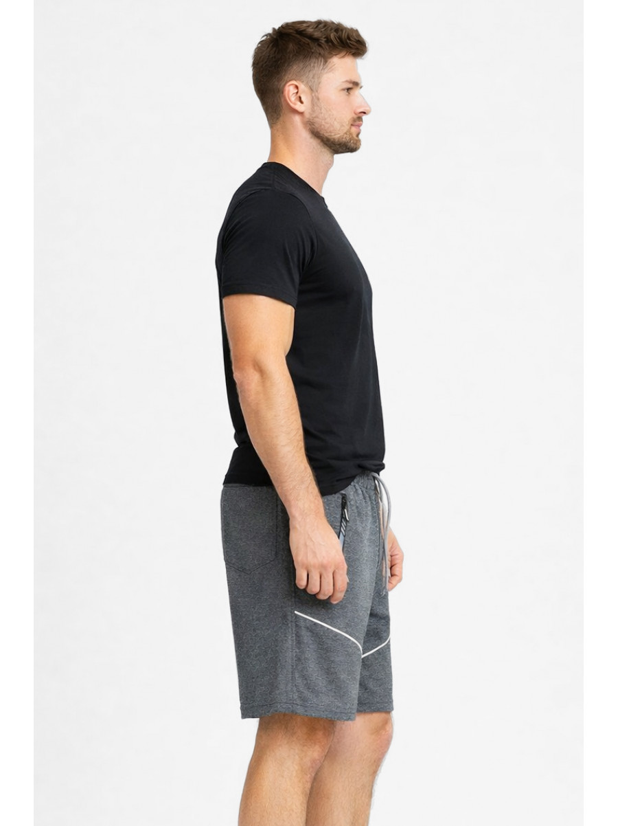 Шорты мужские однотонные тёмно-серого цвета А2087-3 213009C