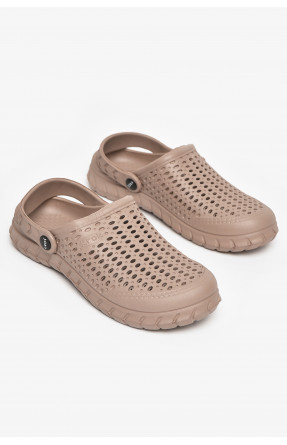 Крокси жіночі бежевого кольору с62 213010C