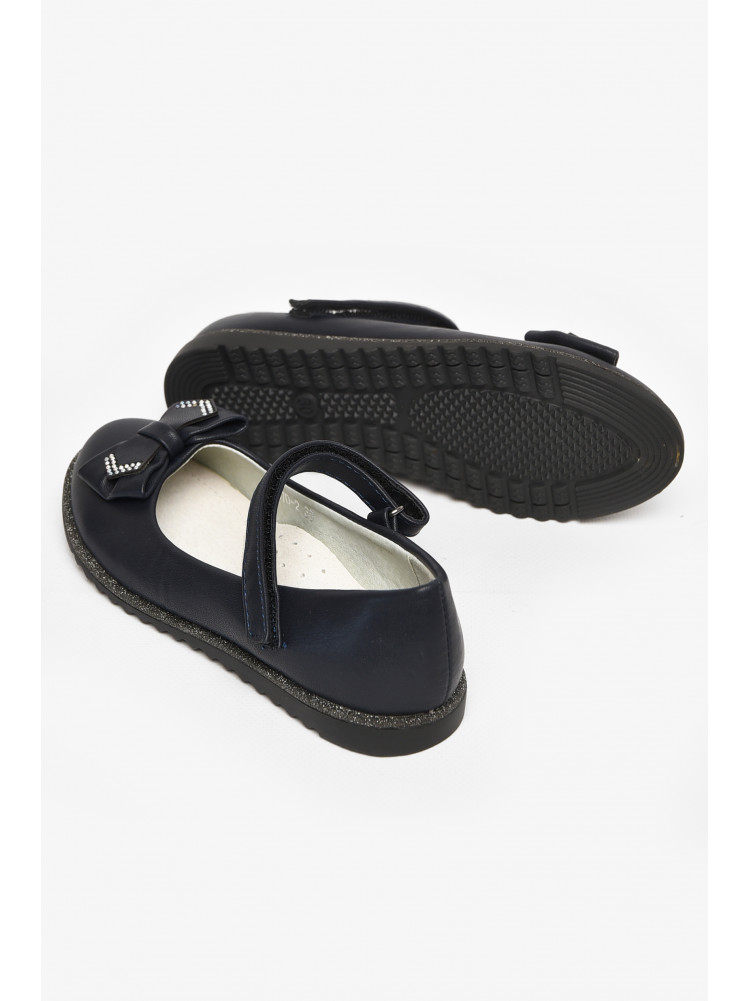 Туфли детские для девочки темно-синего цвета Н2570-2 213011C