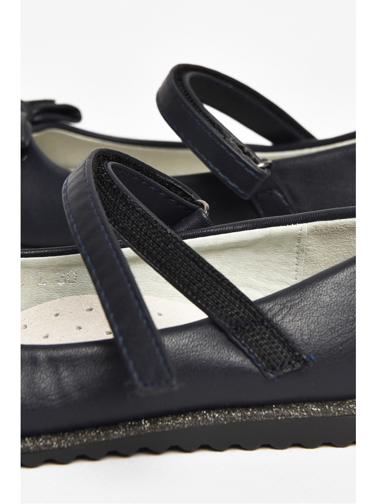 Туфли детские для девочки темно-синего цвета Н2570-2 213011C