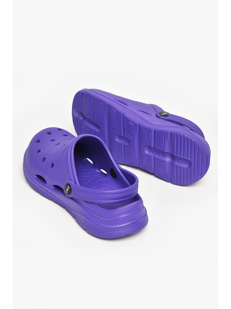 Кроксы женские фиолетового цвета с102 213012C