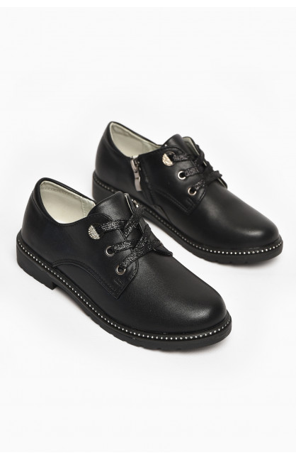 Туфли детские для девочки черного цвета 5994-1 213015C