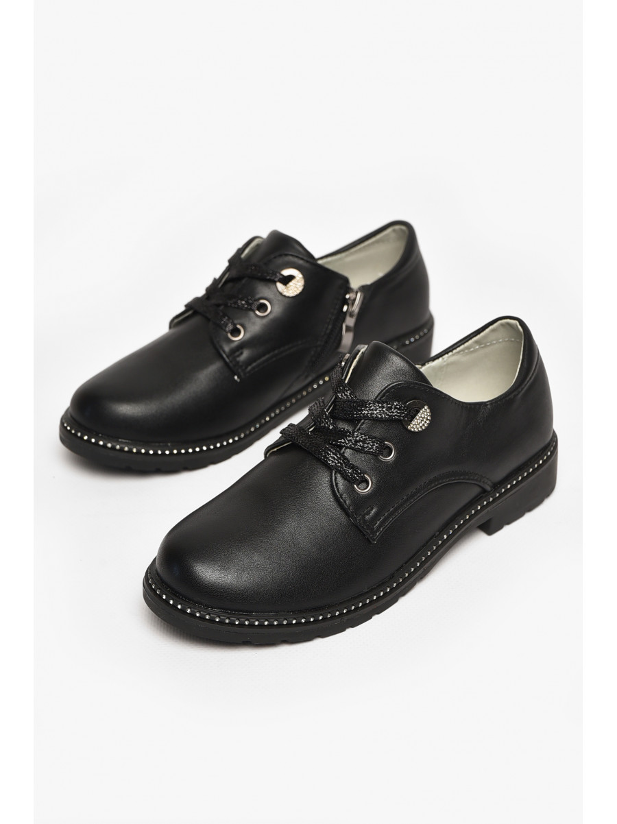 Туфлі дитячі для дівчинки чорного кольору 5994-1 213015C