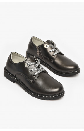 Туфлі дитячі для дівчинки темно-сірого кольору 5994-3 213016C