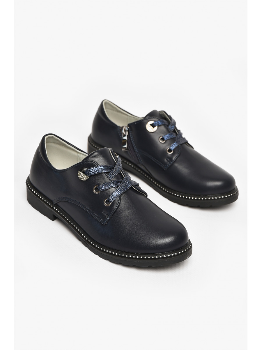 Туфлі дитячі для дівчинки темно-синього кольору 5994-2 213017C