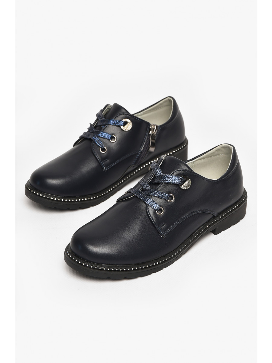 Туфлі дитячі для дівчинки темно-синього кольору 5994-2 213017C