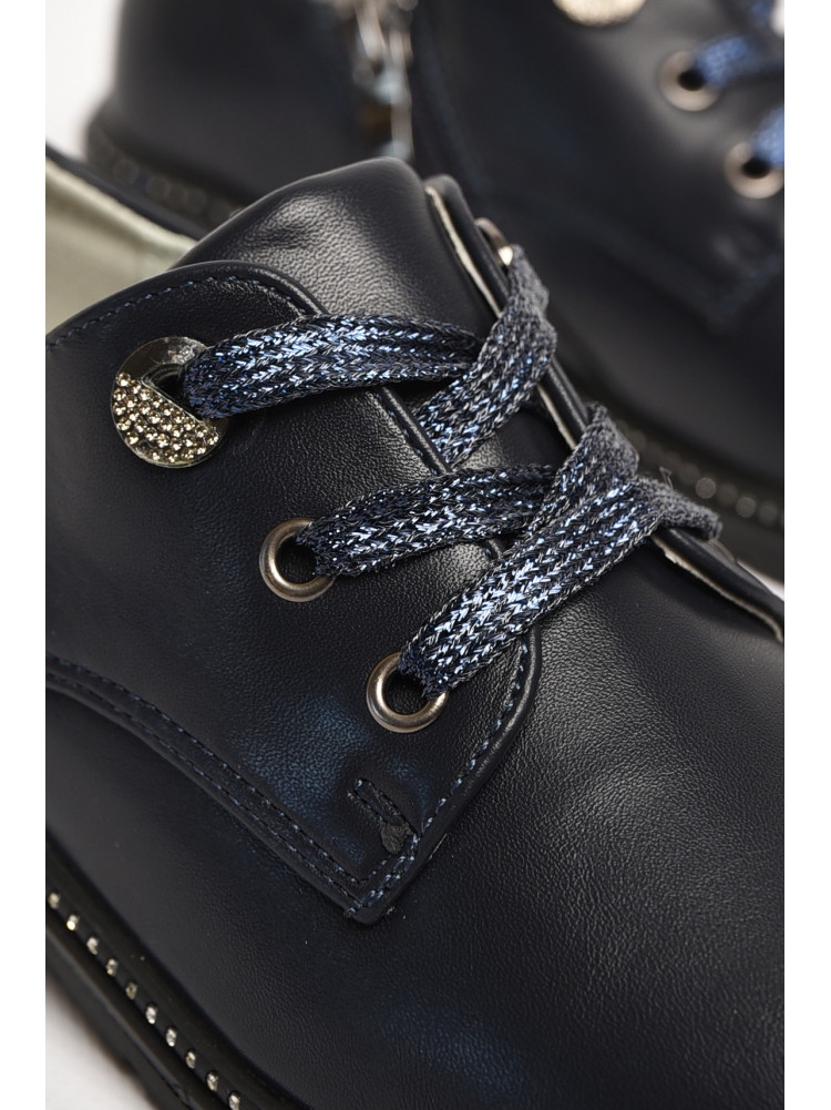 Туфлі дитячі для дівчинки темно-синього кольору 5994-2 213017C