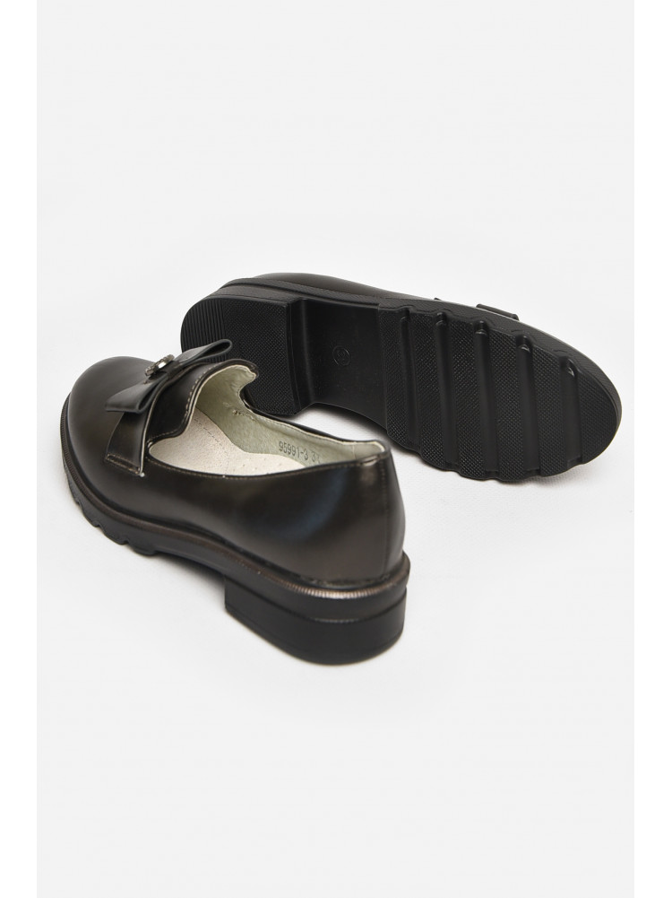 Туфлі дитячі для дівчинки темно-сірого кольору Р5991-3 213018C