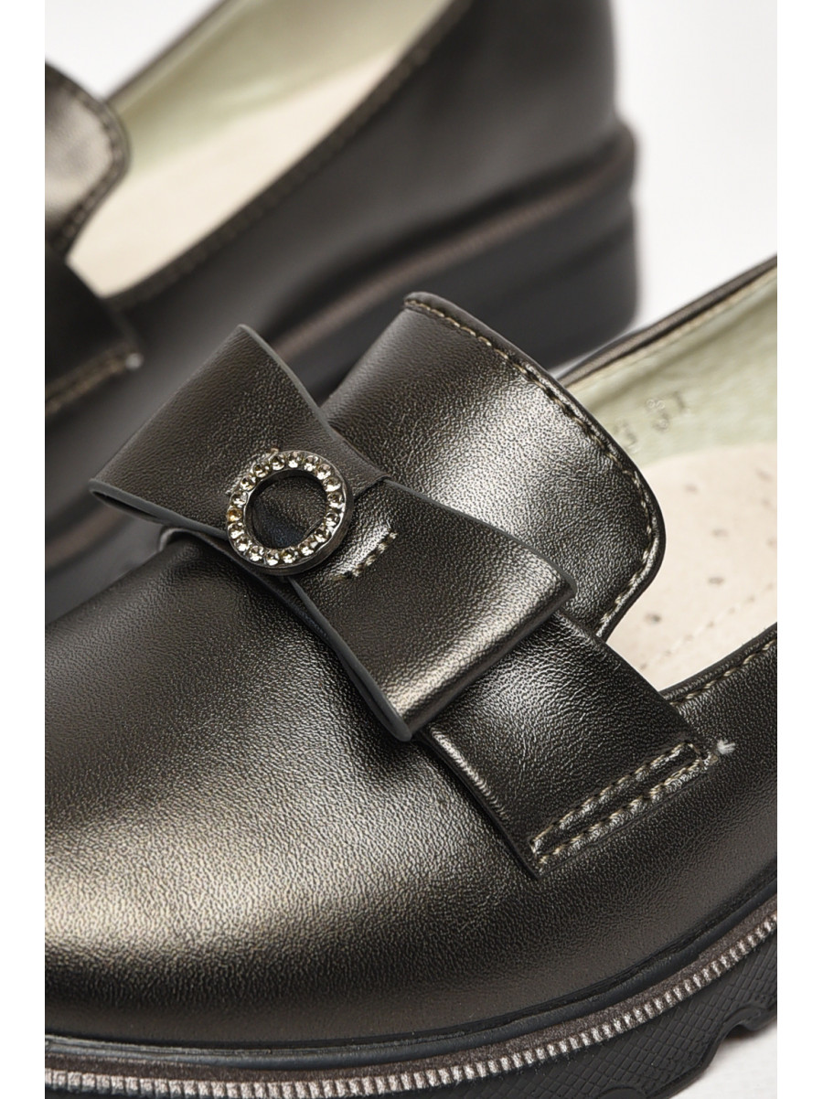 Туфлі дитячі для дівчинки темно-сірого кольору Р5991-3 213018C