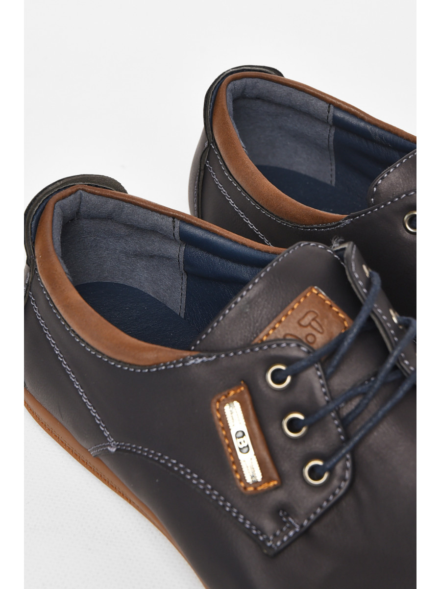 Туфлі чоловічі темно-синього кольору А1022-1 213024C