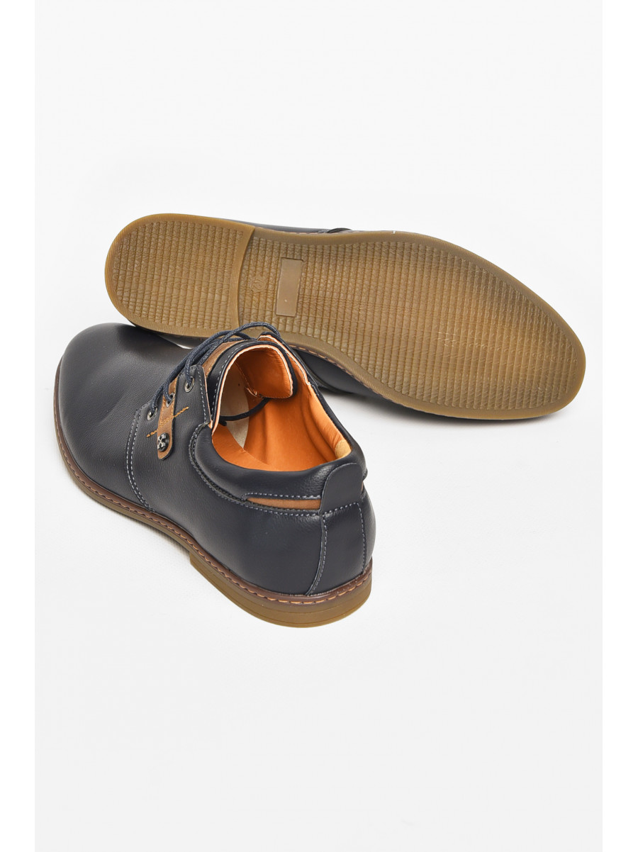 Туфлі чоловічі темно-синього кольору А1218-1 213028C