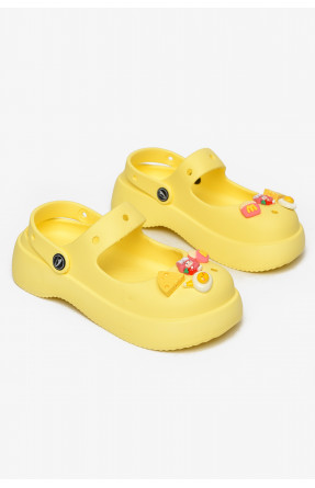 Крокси жіночі жовтого кольору 5159-2 213030C