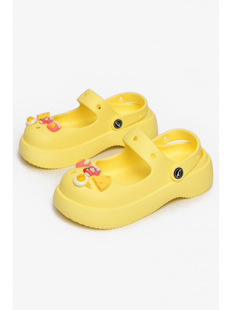 Кроксы женские желтого цвета 5159-2 213030C