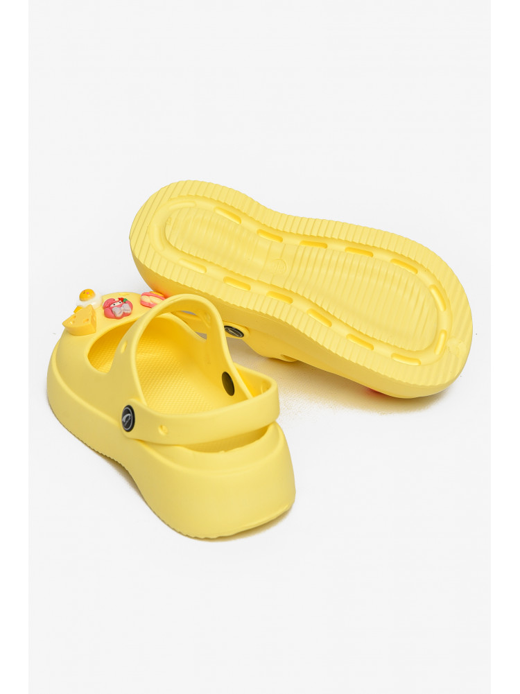 Кроксы женские желтого цвета 5159-2 213030C